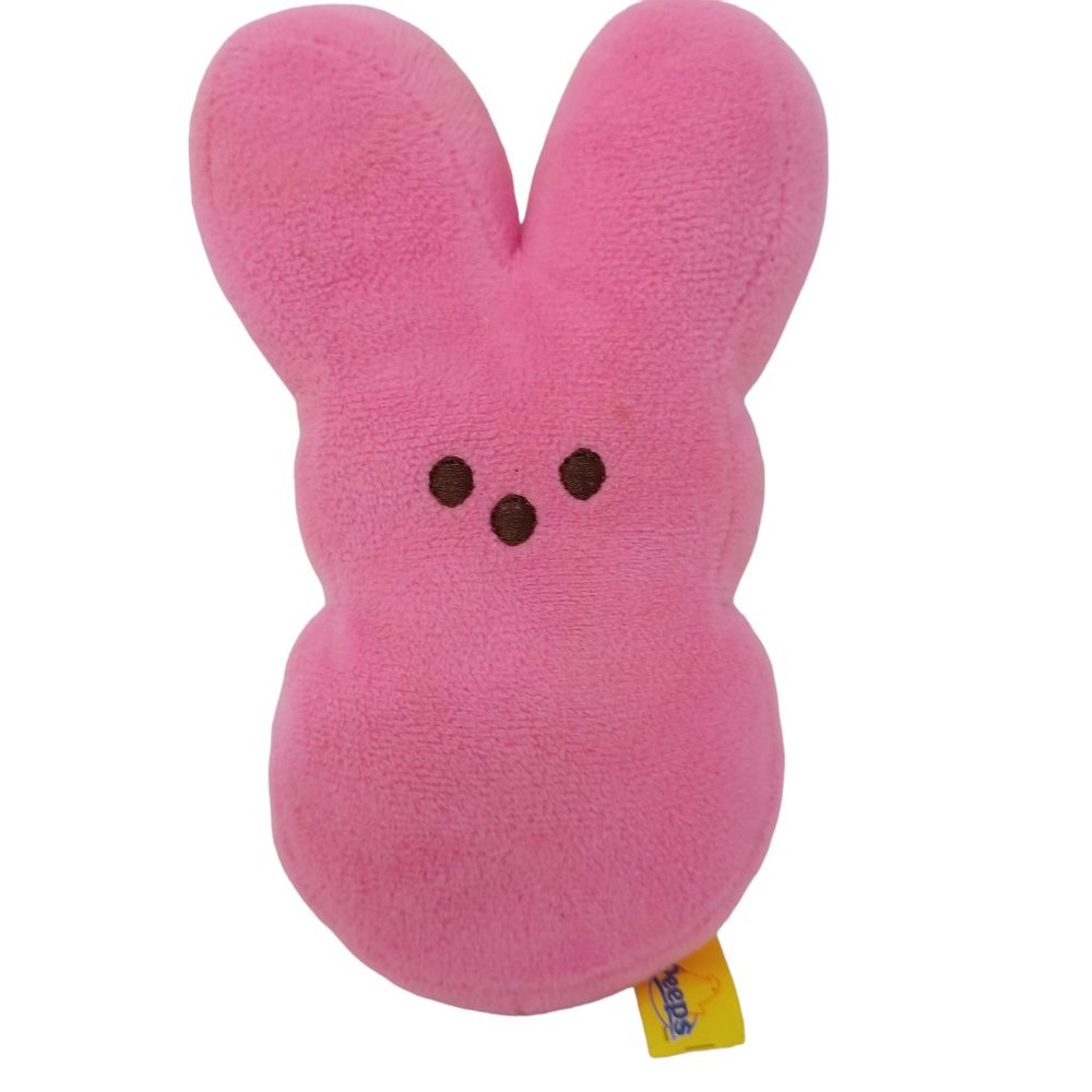 Commonwealth‎ Toys Peeps Bunny Rabbit Pink Stuffed Animal Plush Toy 7"